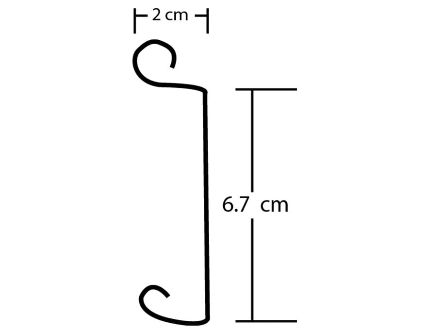 Forma de Cortina Plana Reforzada Dockman